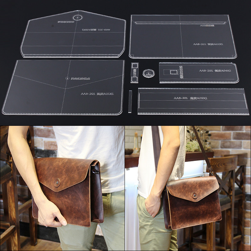 Leatherwork Patterns - 1 Set DIY Handmade Acrylic Leather