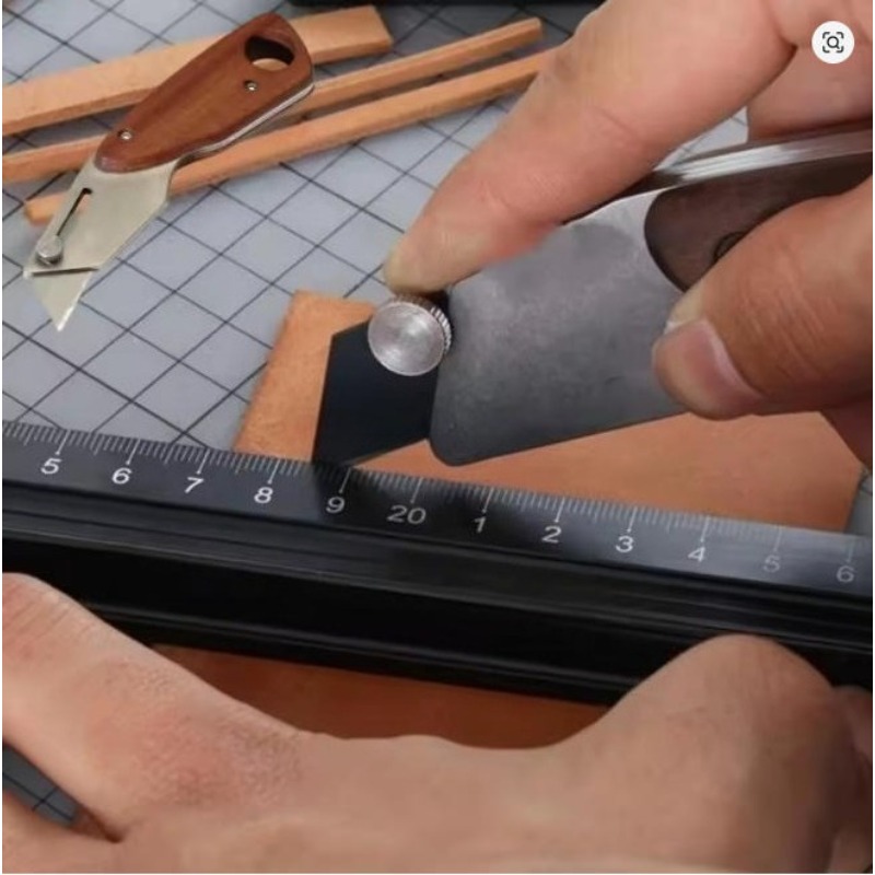 Trapezoid Stainless Steel Leat - Leatherwork Projects ulasan dan harga