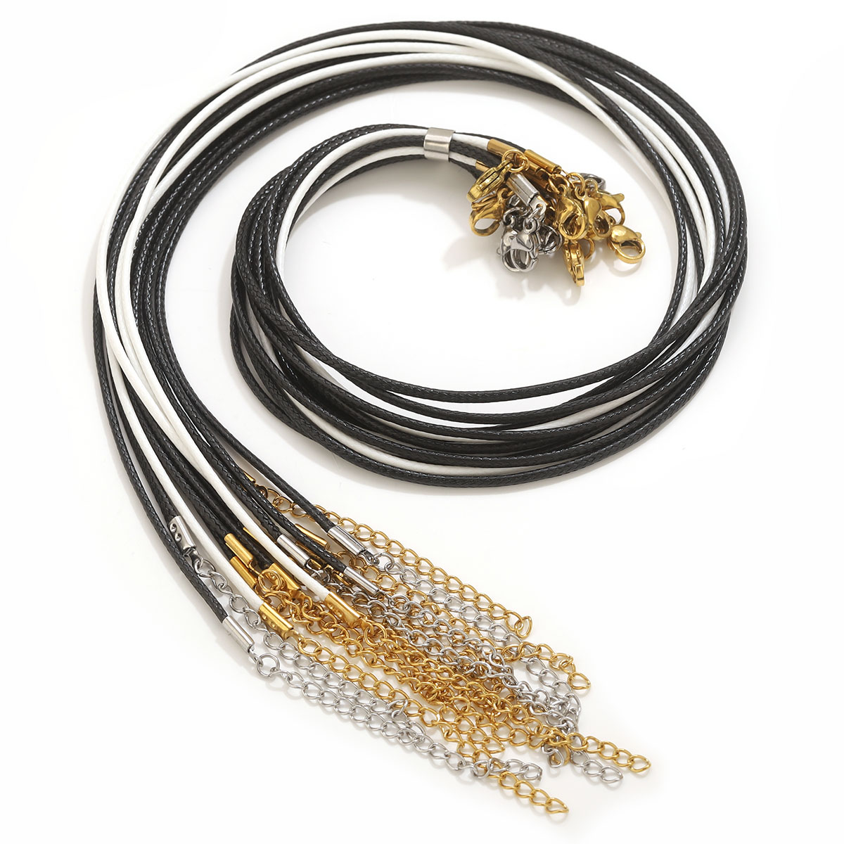 5pcs Leather Cord Necklace Wit - Leatherwork Diy ulasan dan harga