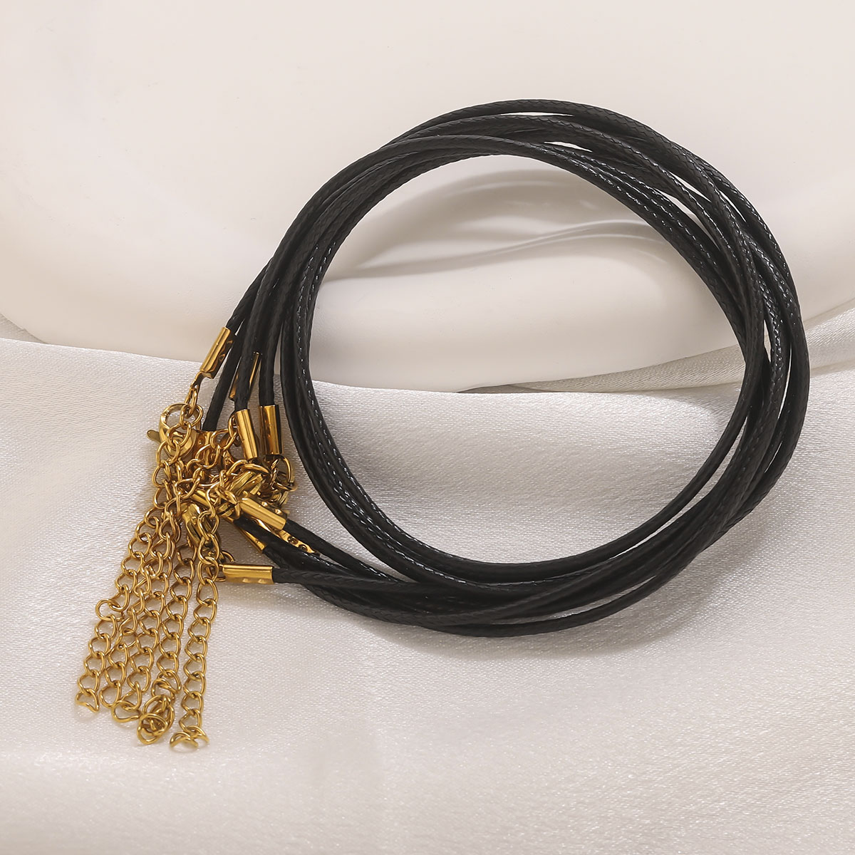 5pcs Leather Cord Necklace Wit - Leatherwork Diy ulasan dan harga