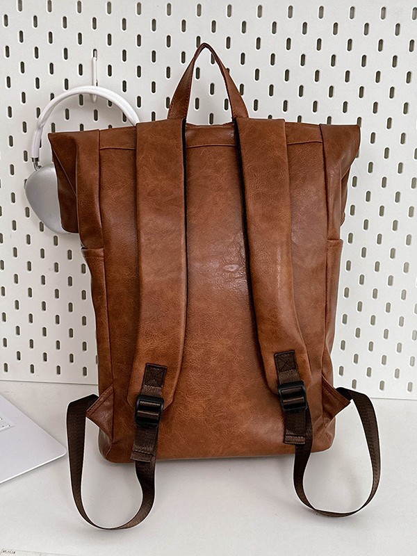 European American Vintage Roll - Leather Work Womens Backpack ulasan dan harga