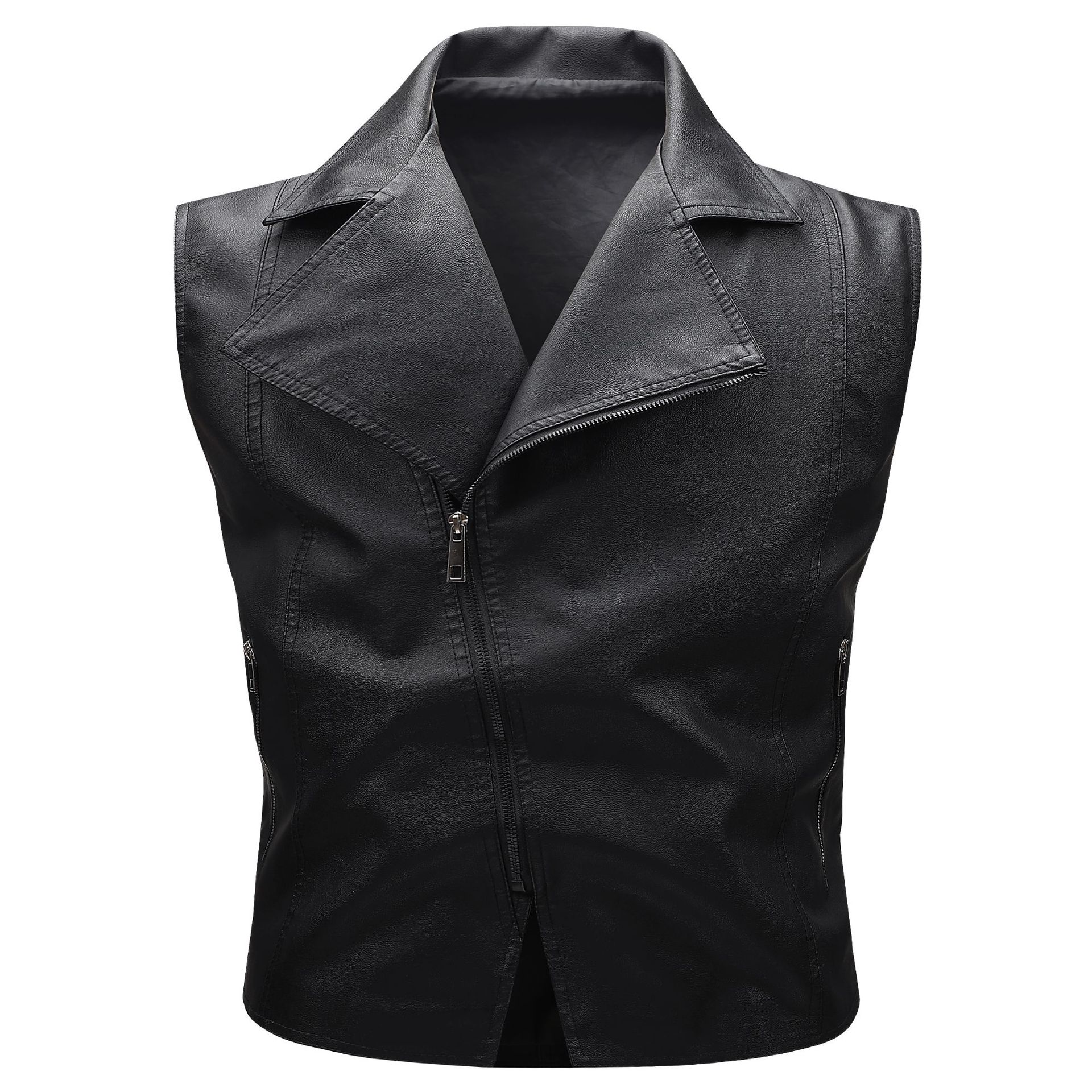 Motorcycle Spring Jacket / Lig - Leather Work Vest ulasan dan harga