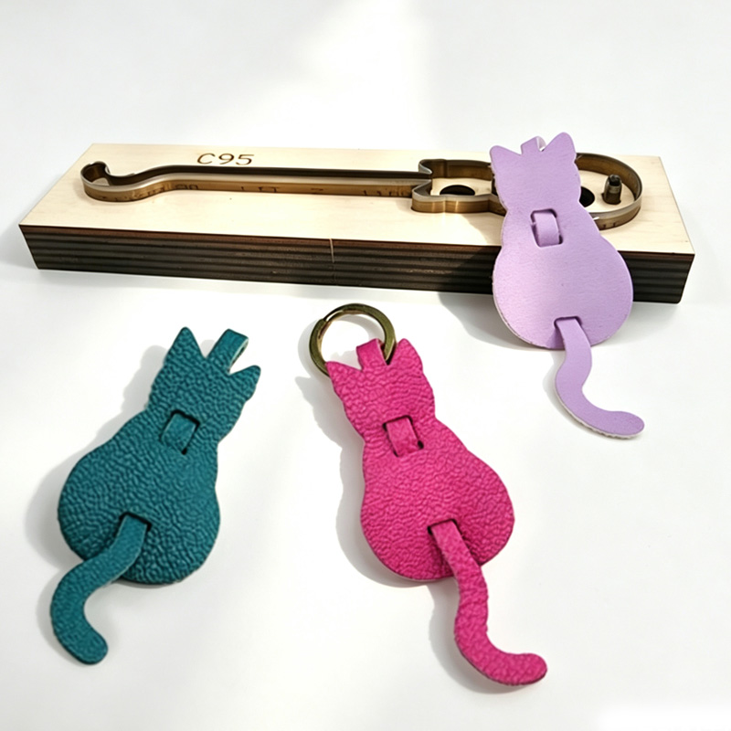 C95 Cat Shape Leather Cutting  - Leatherwork Projects ulasan dan harga