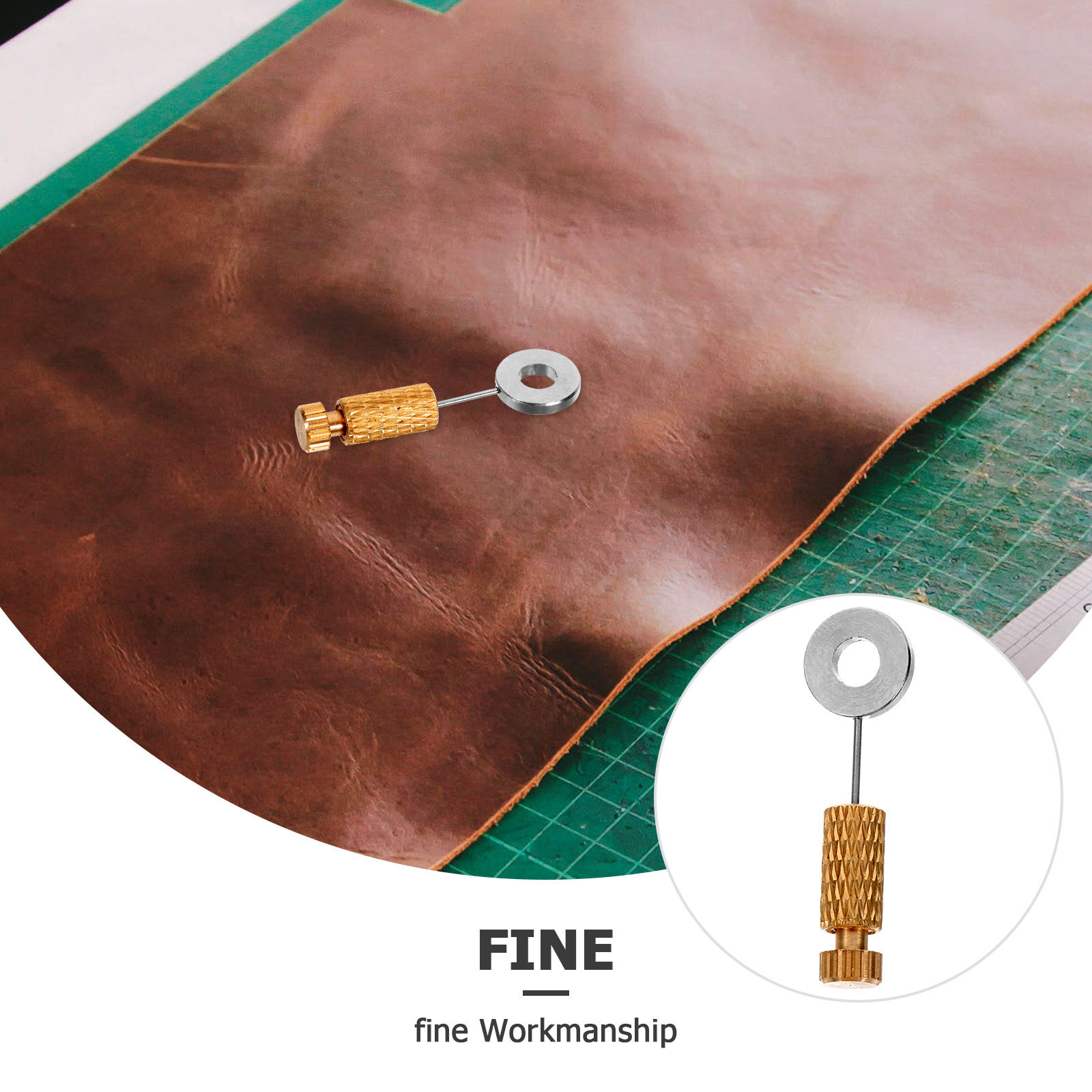 8Pcs Positioning Needle Brass  - Leatherwork Needles ulasan dan harga