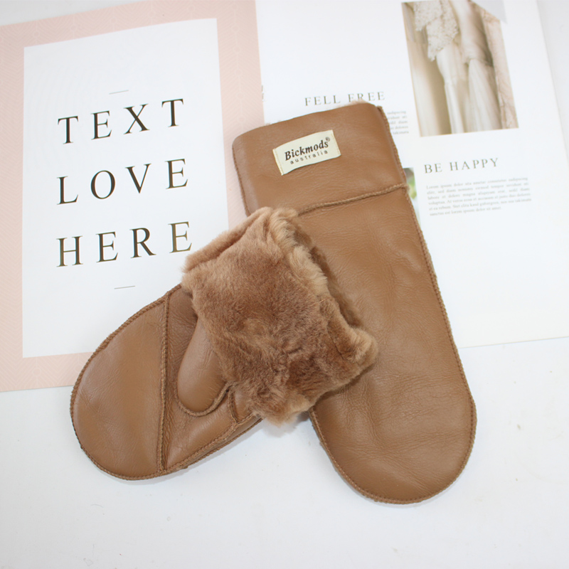 New Leather Women's Fur Gloves - Leather Work Winter Gloves ulasan dan harga