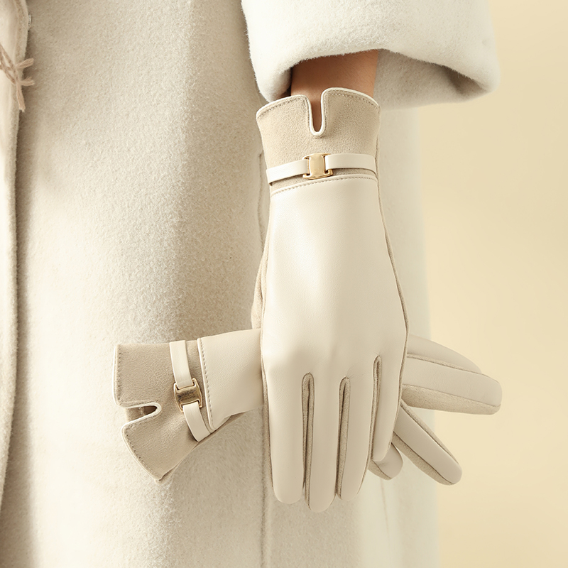 1 Pair of Gloves for Women in  - Leather Work Winter Gloves ulasan dan harga