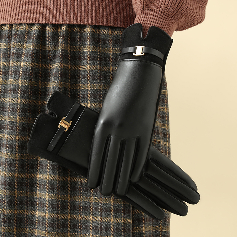1 Pair of Gloves for Women in  - Leather Work Winter Gloves ulasan dan harga