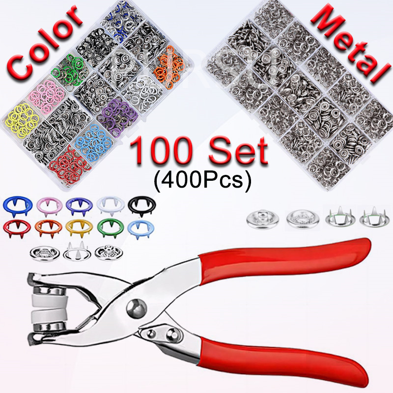 100 Sets Snap Pliers Automatic - Snap Fastener Setter ulasan dan harga