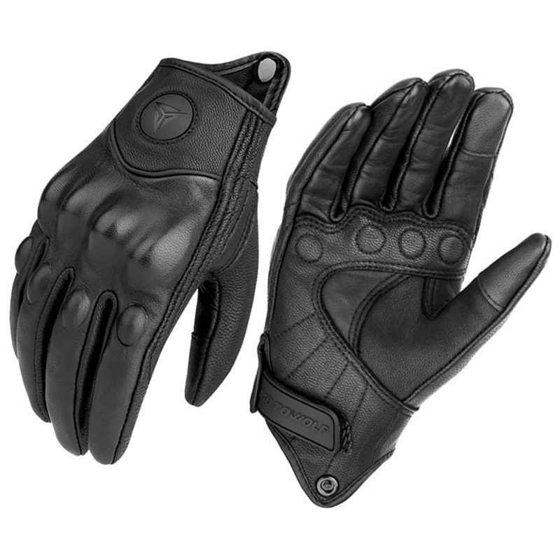 Motorcycle Gloves Men Women Mo - Leather Work Winter Gloves ulasan dan harga