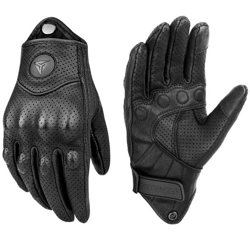 Motorcycle Gloves Men Women Mo - Leather Work Winter Gloves ulasan dan harga