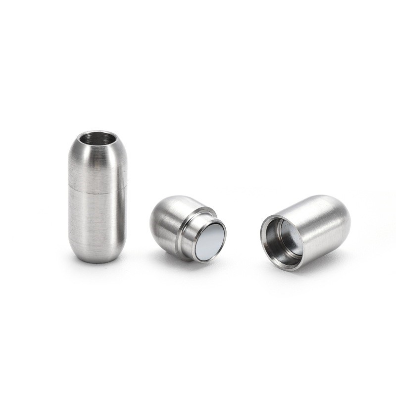 2pcs Stainless Steel Magnetic  - Leatherwork Diy ulasan dan harga