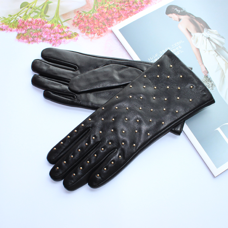 New Women's Sheepskin Gloves L - Leather Work Winter Gloves ulasan dan harga
