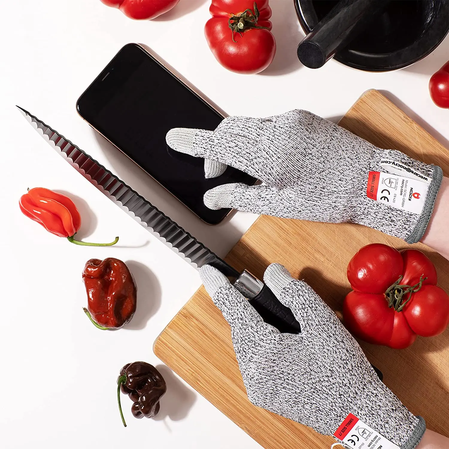 Cut Resistant Gloves Level 5 w - Leveling Leatherworking ulasan dan harga