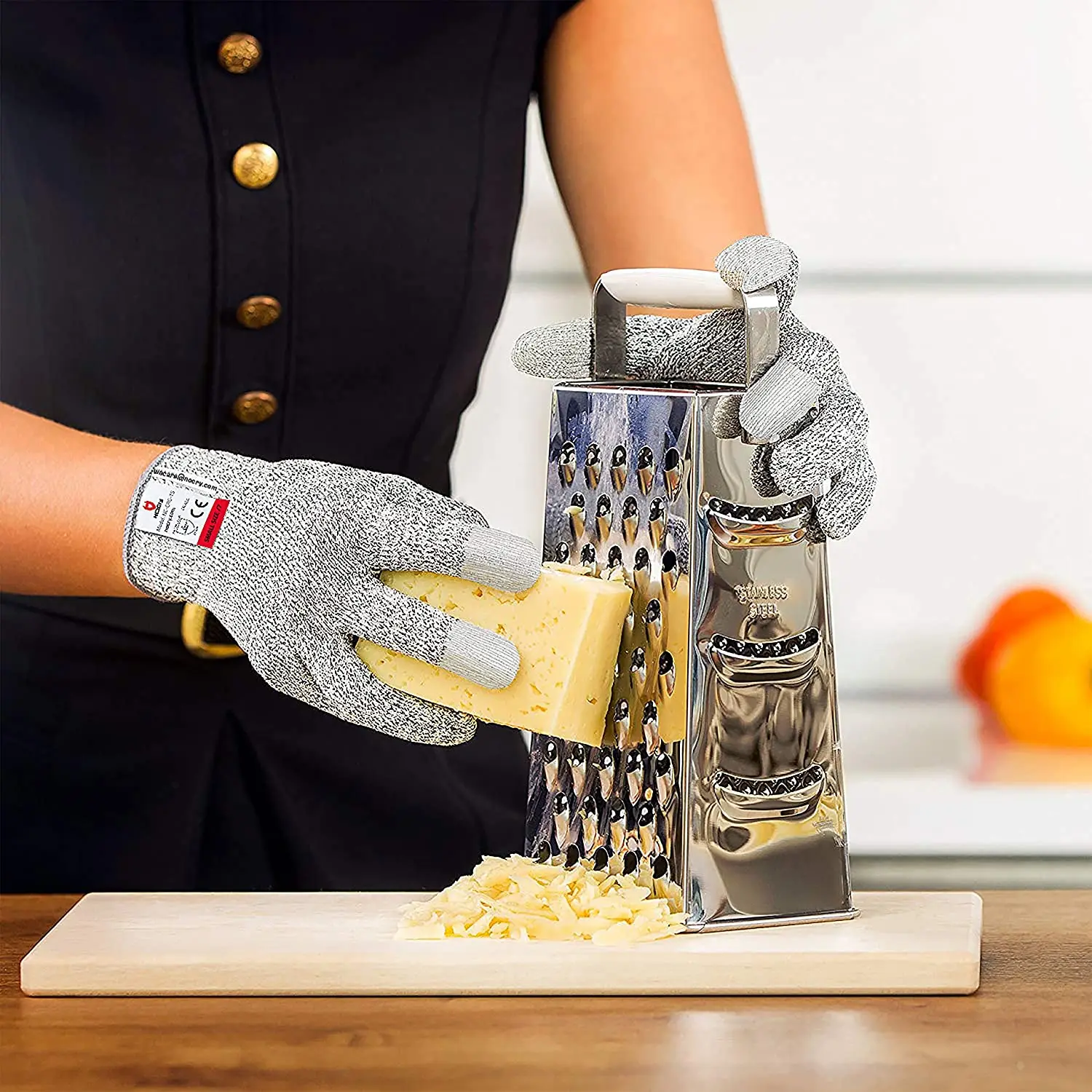 Cut Resistant Gloves Level 5 w - Leveling Leatherworking ulasan dan harga