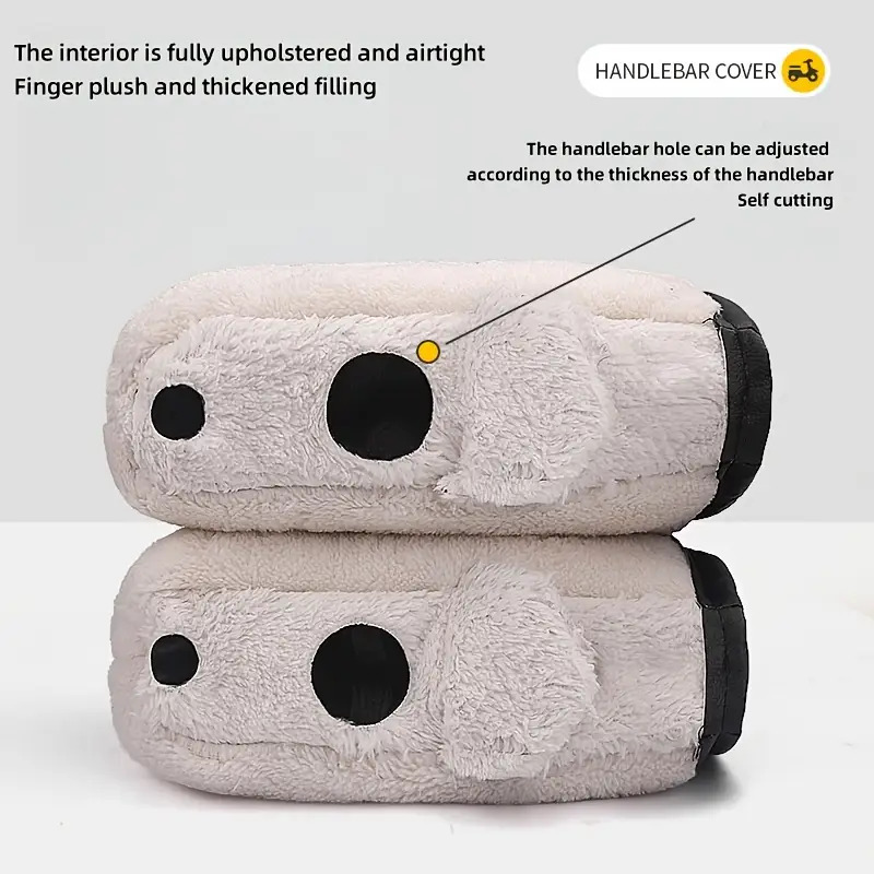 Motorcycle Handlebar Muffs Win - Leather Work Winter Gloves ulasan dan harga