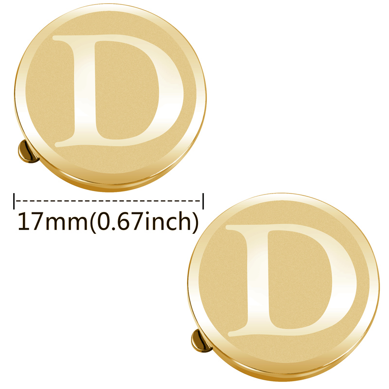 Men A-Z Initial Button Covers  - Snap Fastener Setter ulasan dan harga