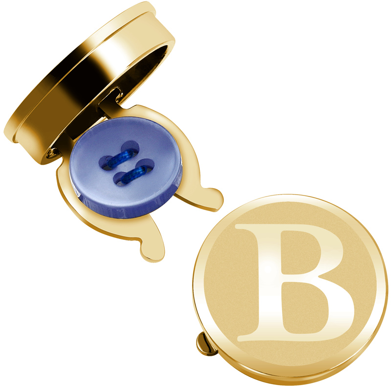 Men A-Z Initial Button Covers  - Snap Fastener Setter ulasan dan harga