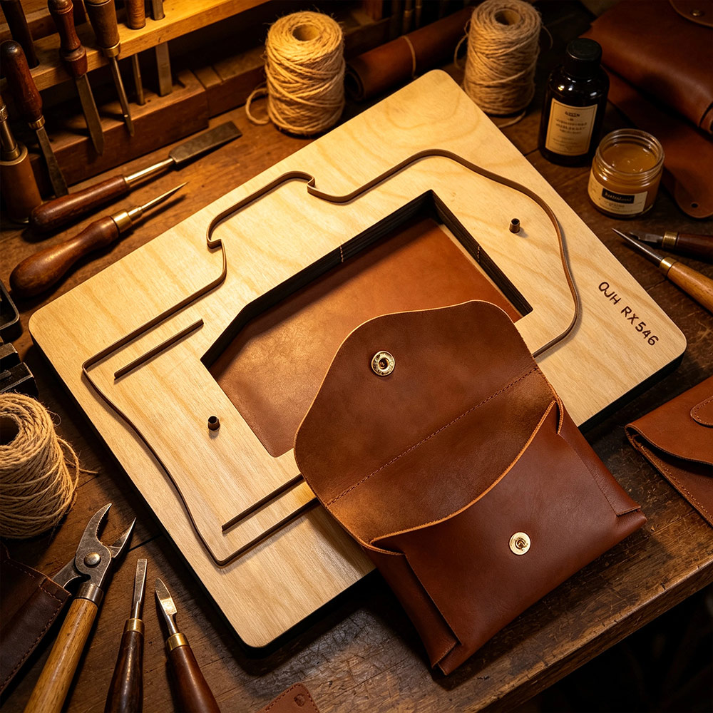 Wallet Coin Bag Leather Cuttin - Leatherwork Patterns ulasan dan harga