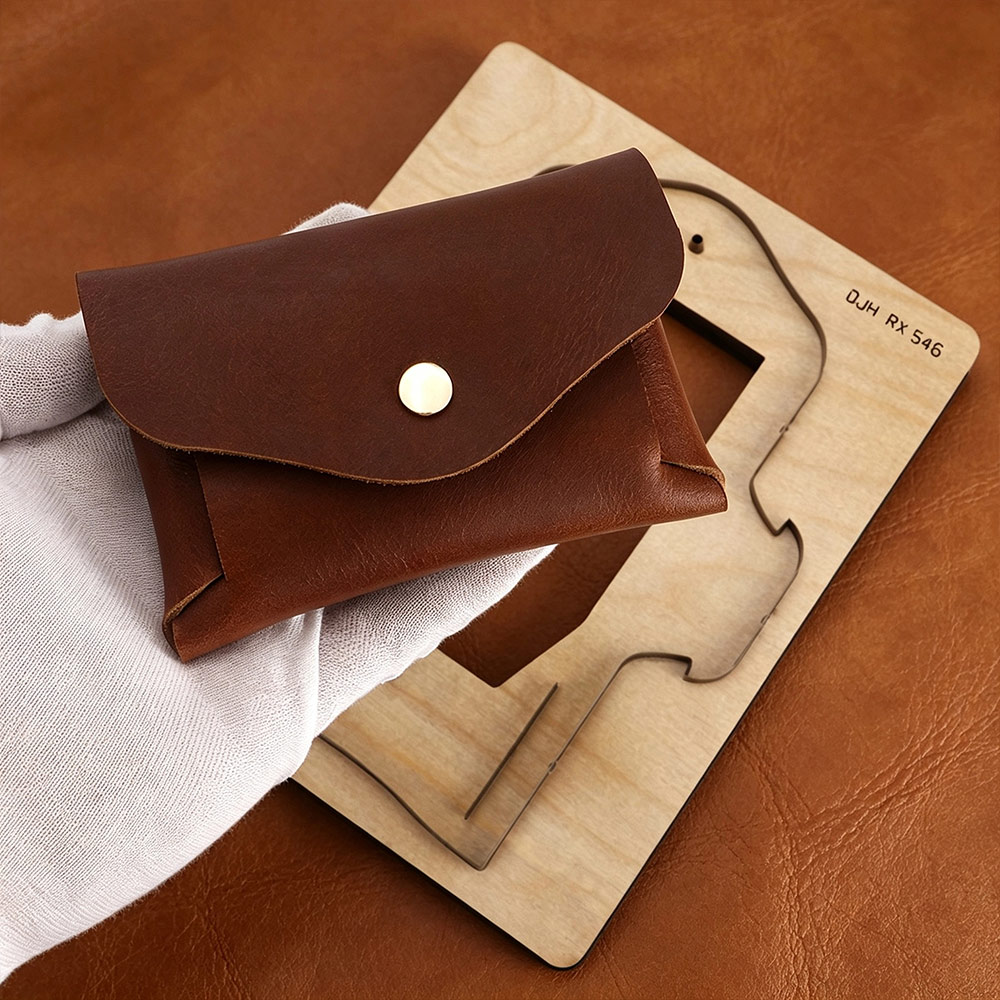 Wallet Coin Bag Leather Cuttin - Leatherwork Patterns ulasan dan harga