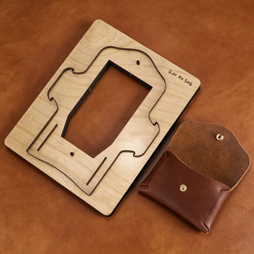 Wallet Coin Bag Leather Cuttin - Leatherwork Patterns ulasan dan harga