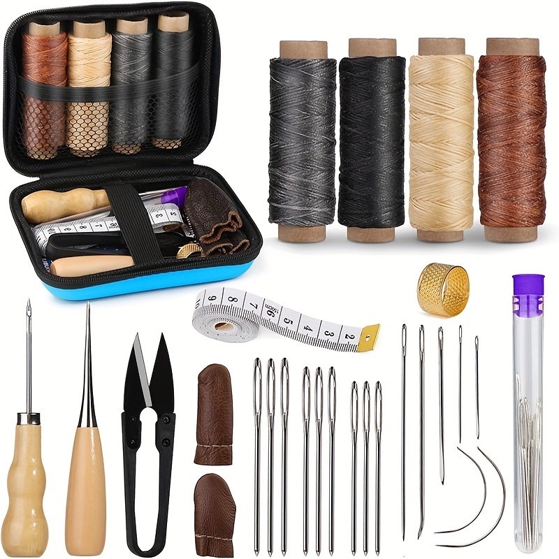 Leather Sewing Kit, Leather Re - Leatherwork Needles ulasan dan harga