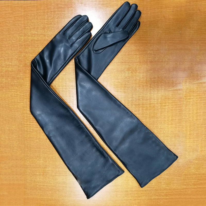 Women's Long Sheepskin Gloves  - Leather Work Winter Gloves ulasan dan harga