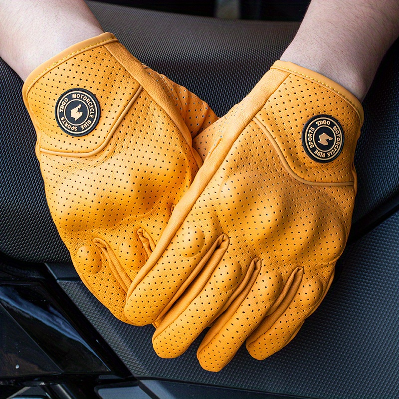 Motorcycle Gloves Windproof an - Leather Work Winter Gloves ulasan dan harga