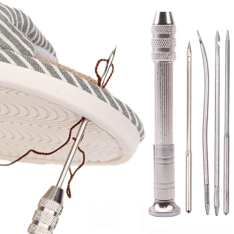 Leather Sewing Awl Set Replace - Leatherwork Needles ulasan dan harga