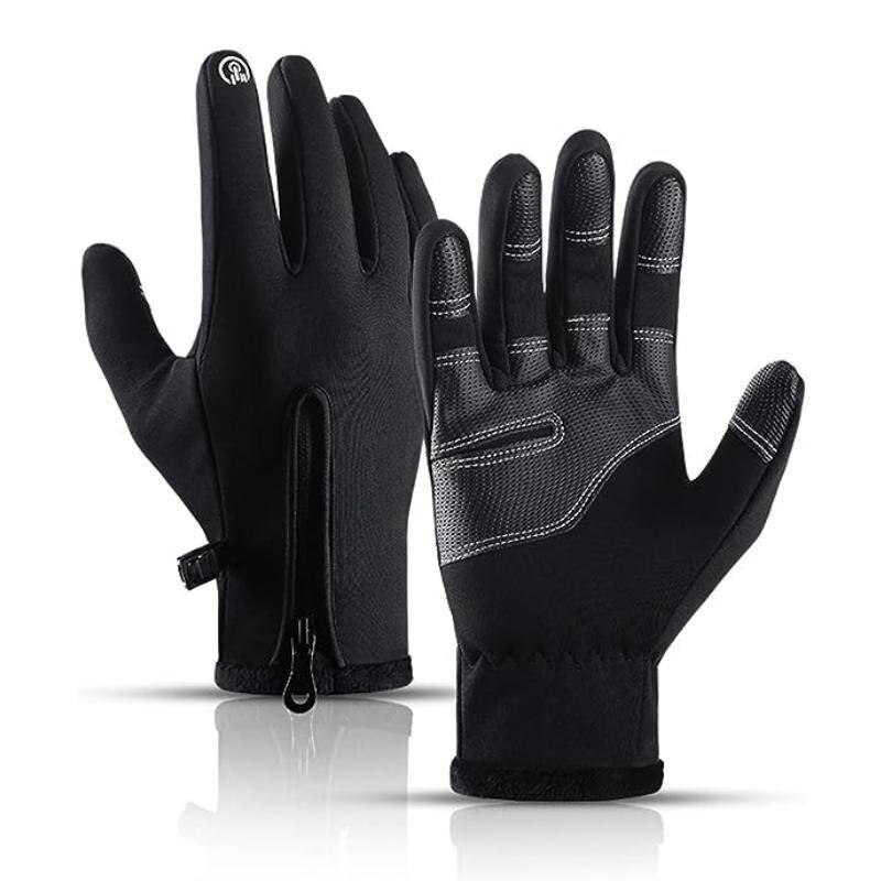 Winter Warm Gloves Men Women T - Leather Work Winter Gloves ulasan dan harga