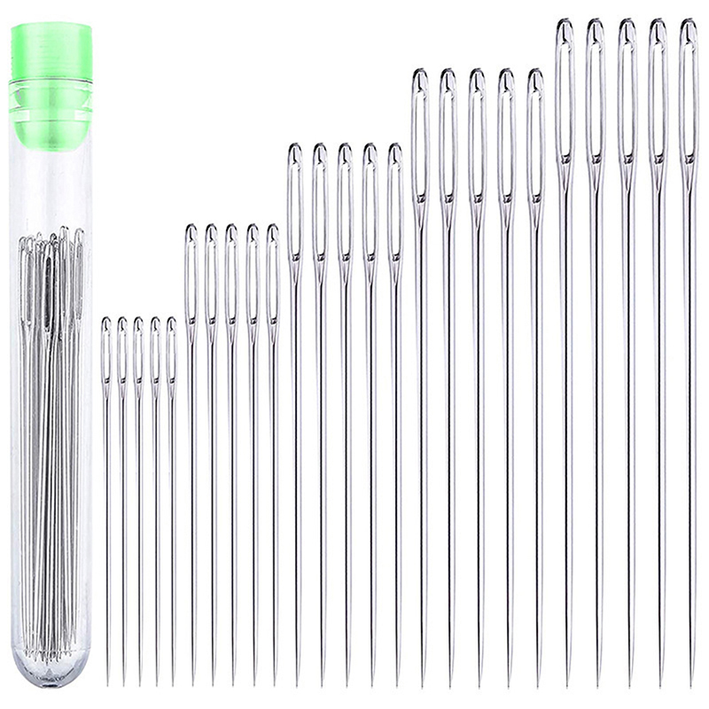 25 Pcs Large Eye Stitching Nee - Leatherwork Needles ulasan dan harga
