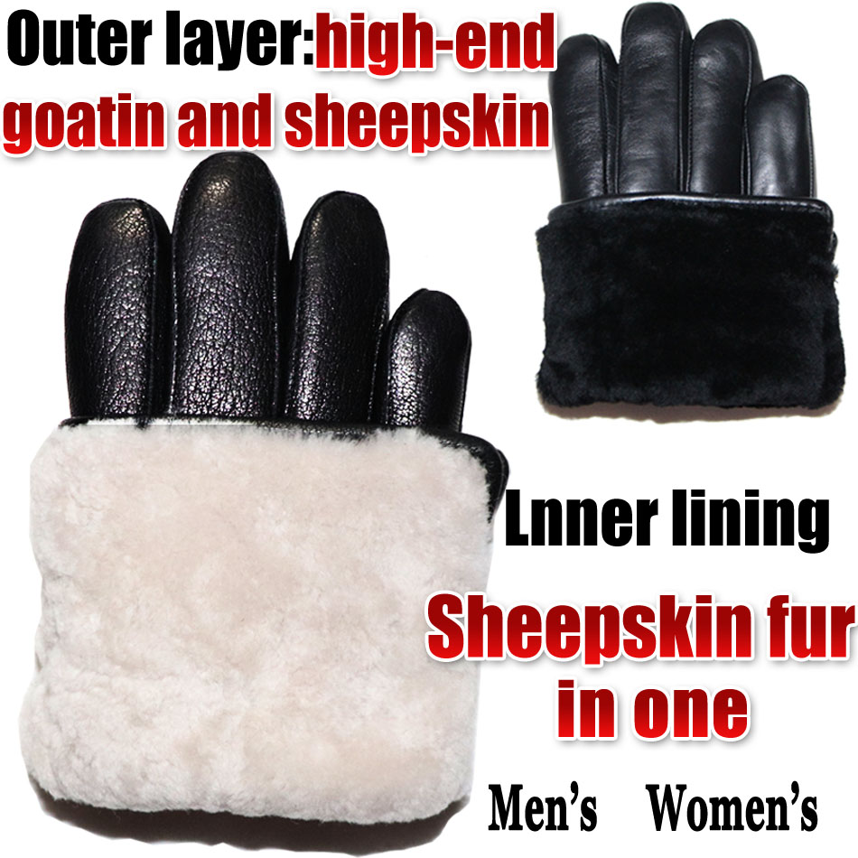 Deerskin Pattern Male Leather  - Leather Work Winter Gloves ulasan dan harga