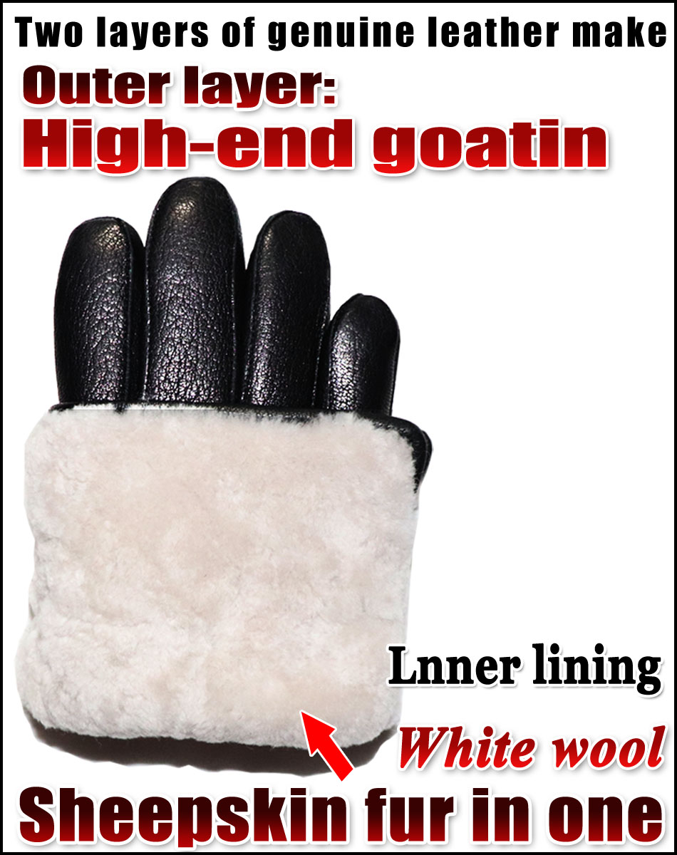 Deerskin Pattern Male Leather  - Leather Work Winter Gloves ulasan dan harga