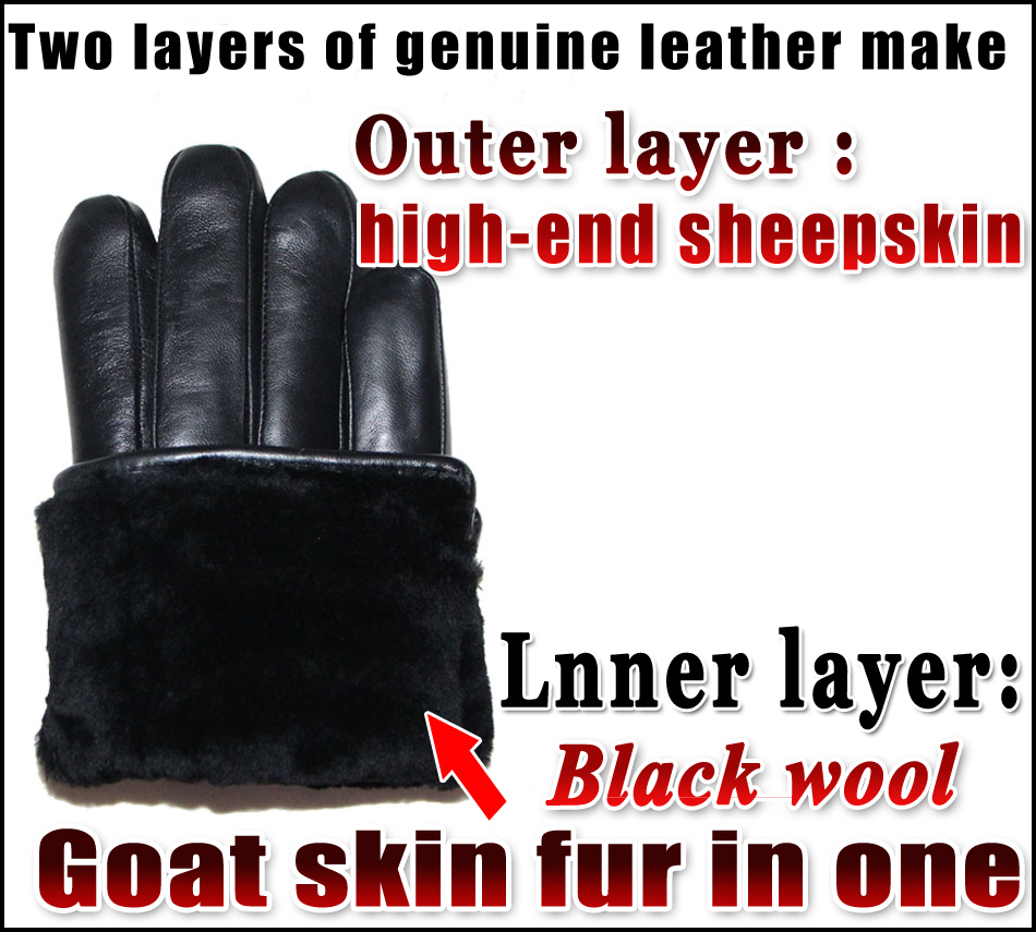 Deerskin Pattern Male Leather  - Leather Work Winter Gloves ulasan dan harga