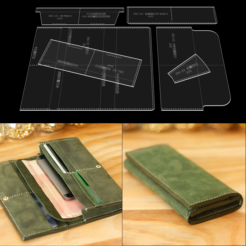 YOMDID Long Wallet Template Le - Leatherwork Patterns ulasan dan harga