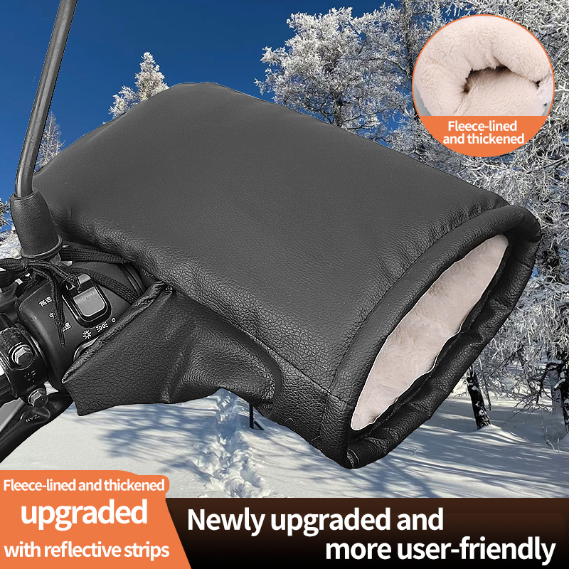 2PCS Winter Electric Bike Glov - Leather Work Winter Gloves ulasan dan harga