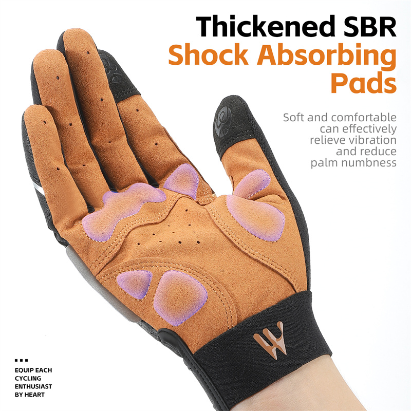 WEST BIKING Autumn Winter Men' - Leather Work Winter Gloves ulasan dan harga